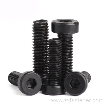 Class 8.8 black oxide coating Thin head hexagon socket screw